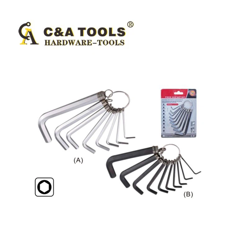 10PC Elastic Ring Hex Key Wrench Set
